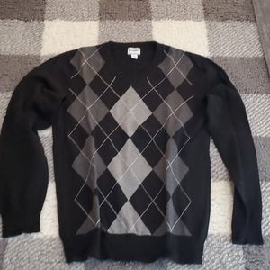 Men's argyle sweater